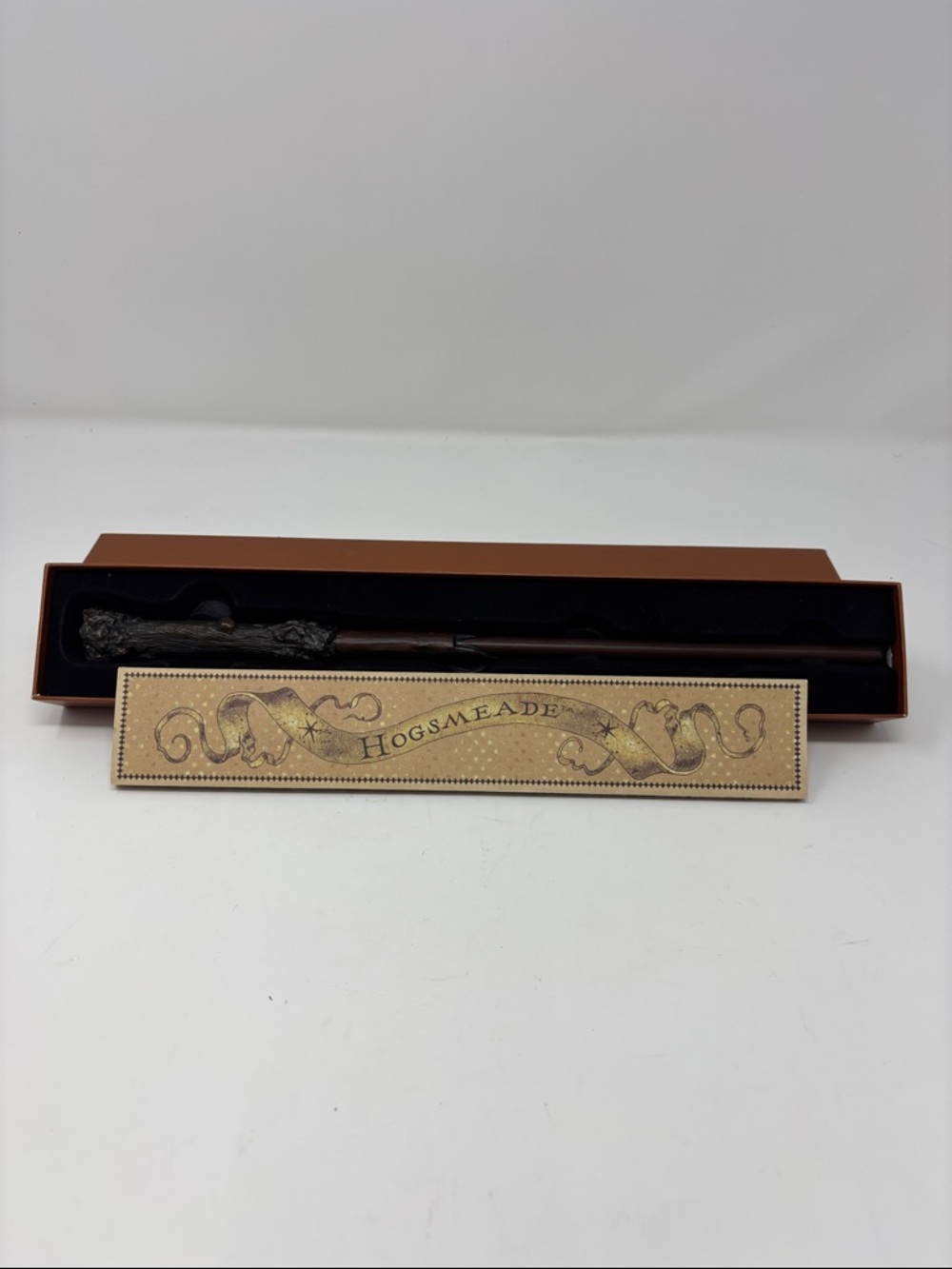 Hogsmeade Wand with Box Brown wizarding world of Harry Potter universal studios